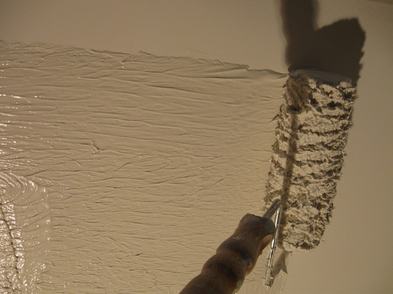 The process of levelling drywall